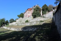 Pohled na terasy a zámek
