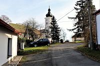 Nalžovské Hory, kostel sv. Kateřiny.