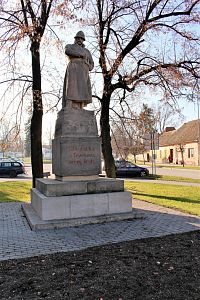 Vodňany, pomník Jana Žižky z Trocnova.