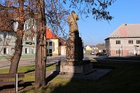 Pomník Jana Žižky z Trocnova, zadní strana