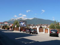 Pohled z města na Pirin