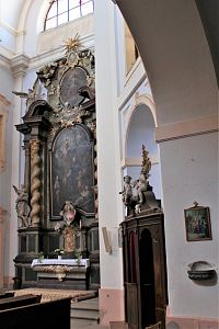 Záběr z kostela sv. Anny