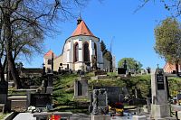 Městský hřbitov a kostel sv. Mikuláše