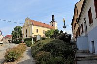 Kostel sv. Vavřince v Olešnici.
