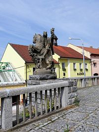 Socha sv. Václava v Olešnici.
