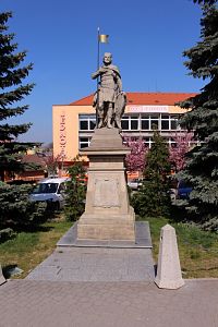Mladá Vožice, socha sv. Václava.