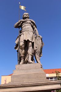 Mladá Vožice, socha sv. Václava