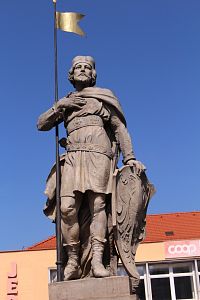 Mladá Vožice, socha sv. Václava