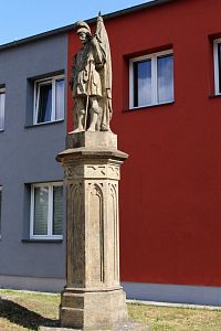 Letovice, socha sv. Floriána.