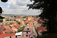 Boskovice, pohled z parku na město