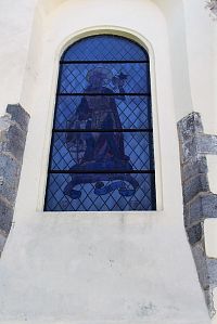 Okno kostela Panny Marie