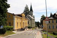 Evangelický kostel v Jánských Lázních.