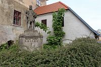 Šluknov, socha sv. Václava.