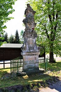 Lobendava, socha sv. Jana z Nepomuku.