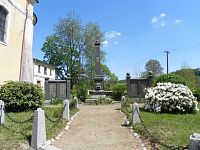 Lobendava, pomník padlých ve světové válce.