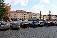 Lužické náměstí v Rumburku.