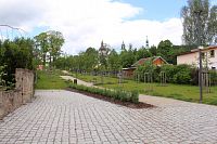 Česká Kamenice, městský park Franze Preidla.