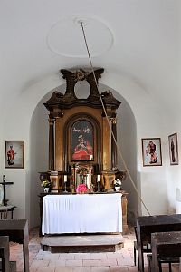 Vnitřek kaple