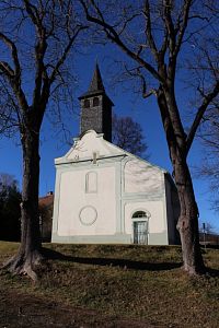 Východní strana kostela