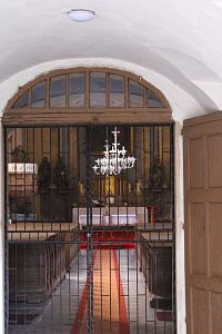 Vnitřek  kostela
