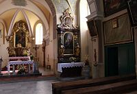 Boční oltář kostela