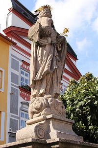 Zlaté Hory, socha sv. Josefa