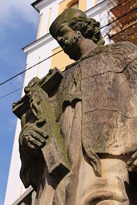 Zlaté Hory, socha sv. Jana z Nepomuku