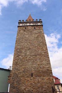 Glucholazy, věž Horní brány.