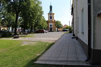 Malešov, kostel sv. Václava.