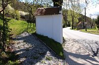 Severní strana kaple