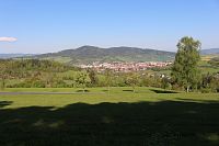 Pohled na město a Svatobor