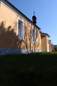 Jižní strana kostela