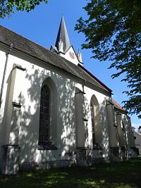 Jižní strana kostela