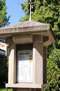 Horní část sloupku