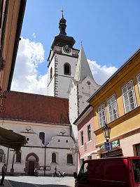 Severní strana kostela