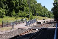 Pohled na nástupiště