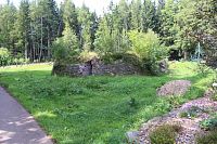 Zřícenina vápenné kruhové pece ve Svinné.