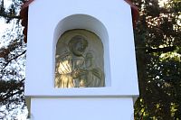 Skleněná plastika sv. Josefa