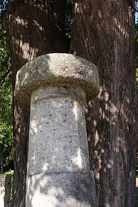 Horní část rozcestníku