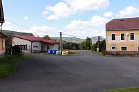 Severní strana vesnice