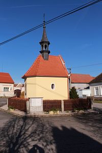 Jižní strana kaple