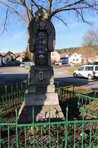 Čelní strana pomníku