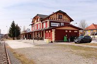 Pohled z nástupiště