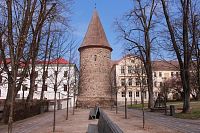 Vrchlického sady v Klatovech.