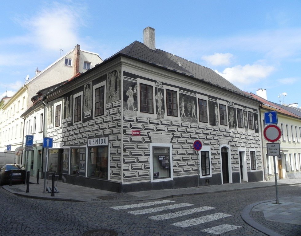 Renesanční dům v Plánické ulici v Klatovech.