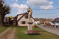Plánice, socha sv. Jana z Nepomuku.