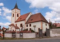 Kasejovice, kostel sv. Jakuba staršího.