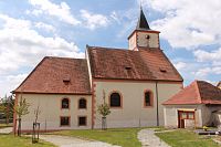 Severní strana kostela