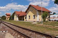 Železniční stanice Kasejovice.