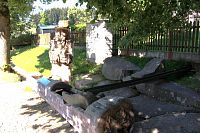 Javorník, dřevěné koryto